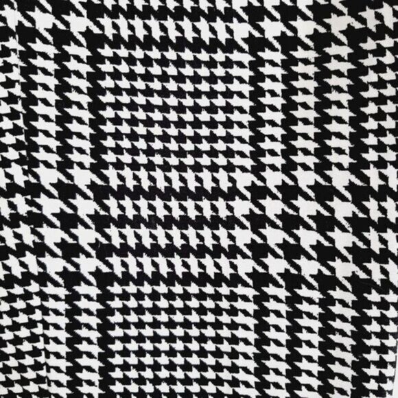 MICHAEL Michael Kors Black and White Plaid Cropped Pants - Picture 8 of 13